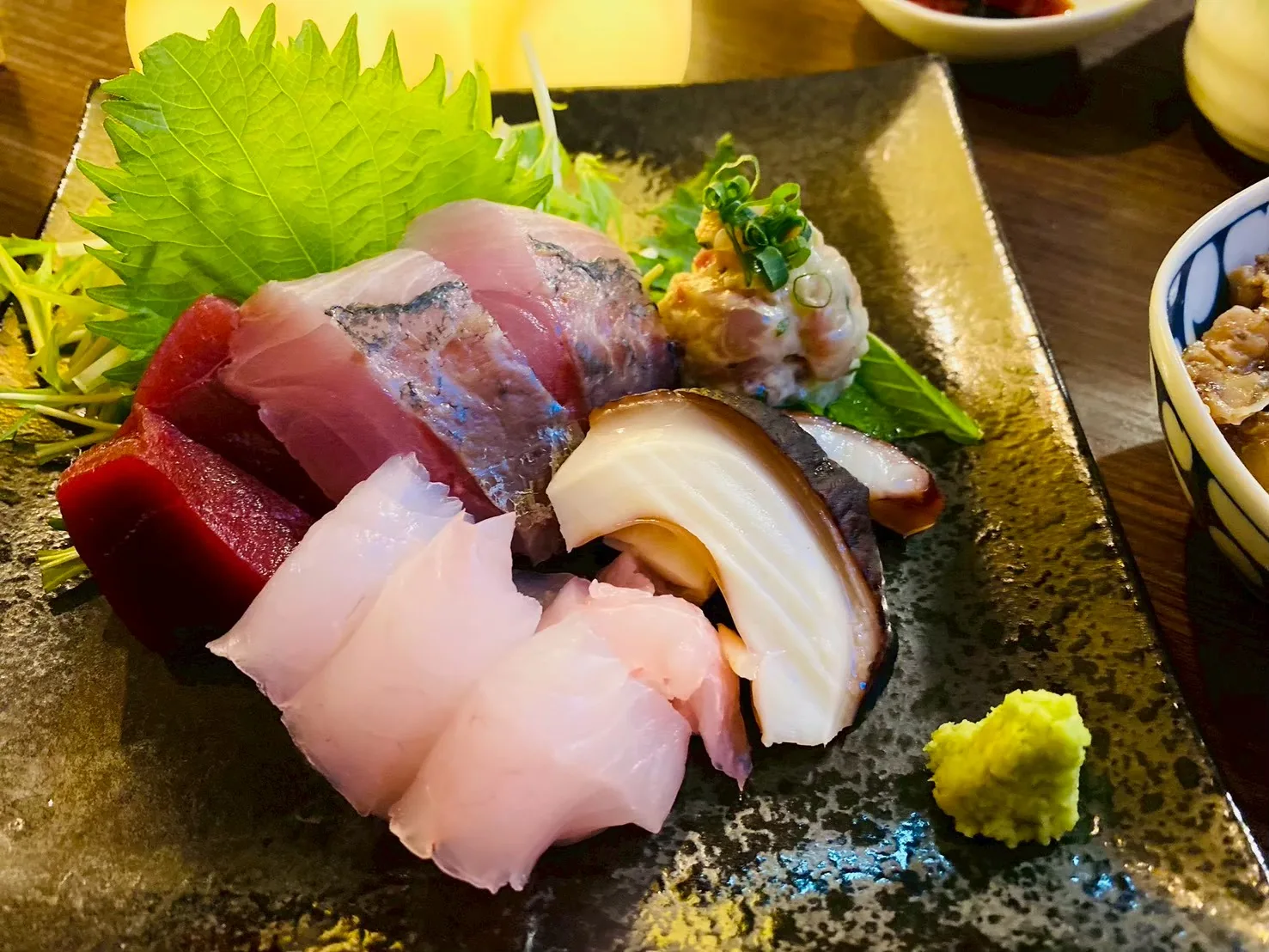 刺身の盛り合わせの一例